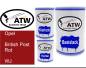 Preview: Opel, British Post Rot, WJ: 500ml Lackdose + 500ml Klarlack + 250ml Härter - Set, von ATW Autoteile West.